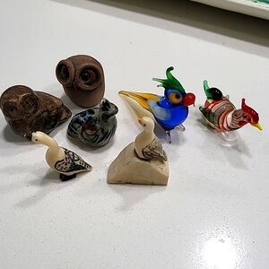Bird Collection Hand Crafted Lot of 7